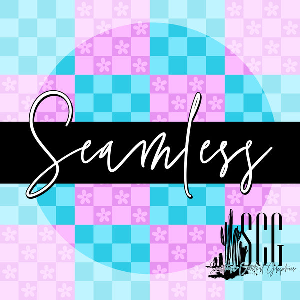 Floral Checkered *SEAMLESS*