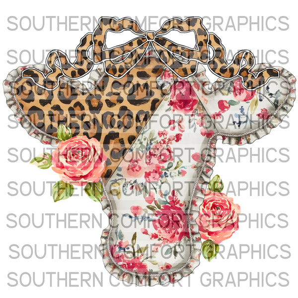 Floral Cow |PNG|