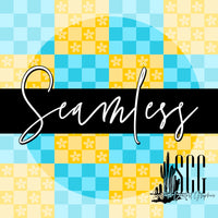 Floral Checkered *SEAMLESS*