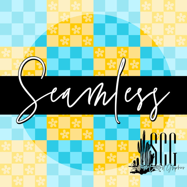Floral Checkered *SEAMLESS*