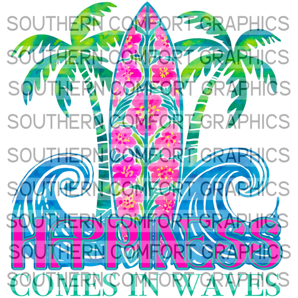 Happiness Comes In Waves |PNG|