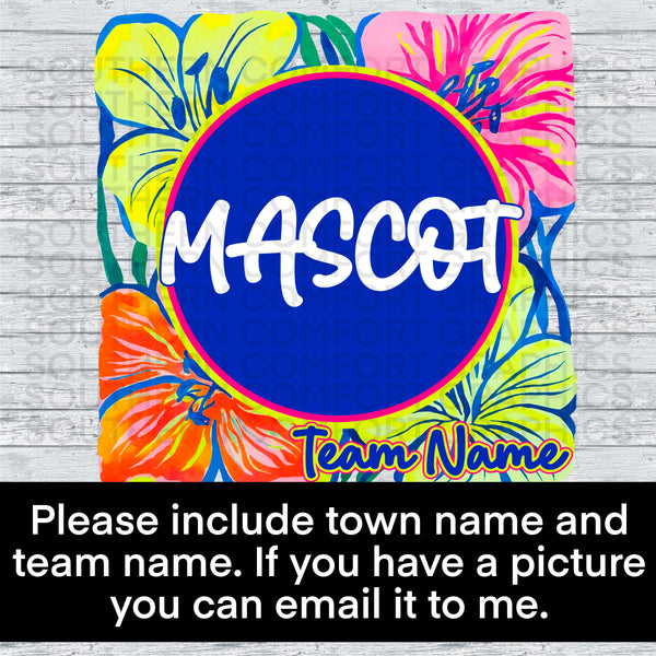 CUSTOM Floral Mascot |PNG|