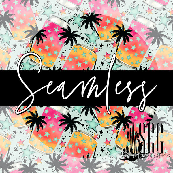 Tropical Sunset Can  *SEAMLESS*