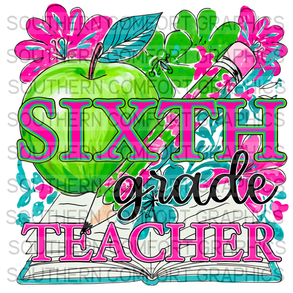 Sixth Grade Teacher |PNG|