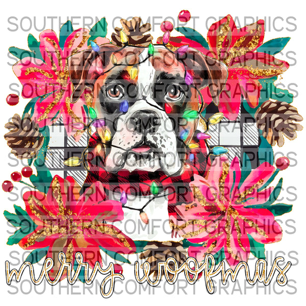 Merry Woofmas Boxer |PNG|