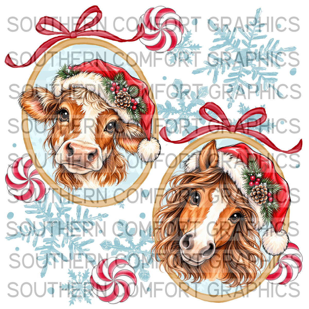 Christmas Frames |PNG| – southerncomfortgraphics