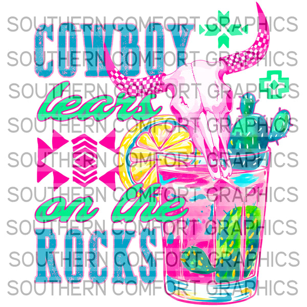 Cowboy Tears On The Rocks |PNG|