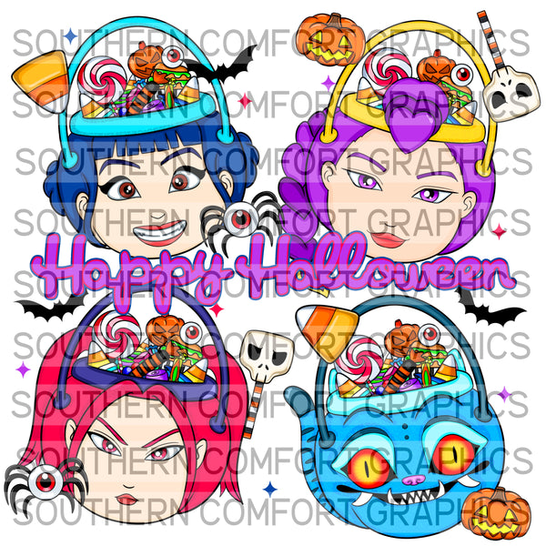 Kpop Happy Halloween |PNG|