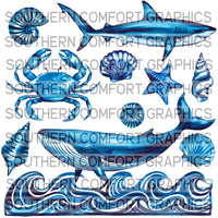 Sea Collage |PNG|