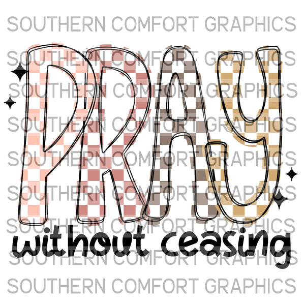 Pray without ceasing|PNG|