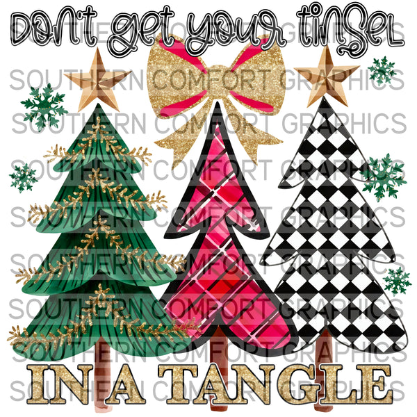 Don't get your tinsel in a tangle |PNG|