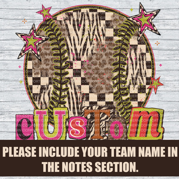 Custom Baseball/Softball PNG