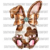 Cowhide Bunny Egg |PNG|
