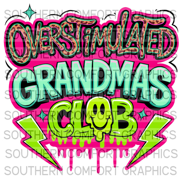 Overstimulated Grandmas Club |PNG|
