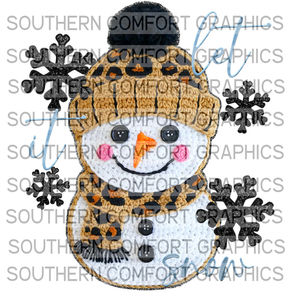 Crochet Snowman |PNG|