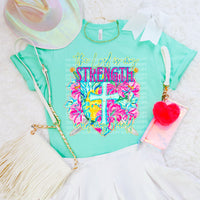 Bright Floral Faith Collab With Pine Hollow Designs Co.