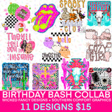 Birthday Bash Collab With Wicked Fancy Designs