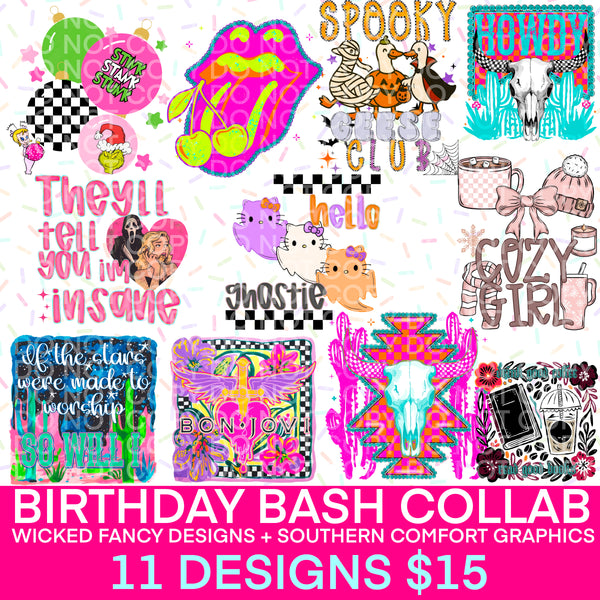 Birthday Bash Collab With Wicked Fancy Designs