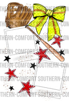 Softball Double Frame |PNG|