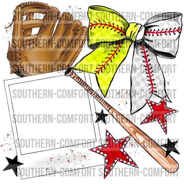 Baseball/Softball Frame |PNG|