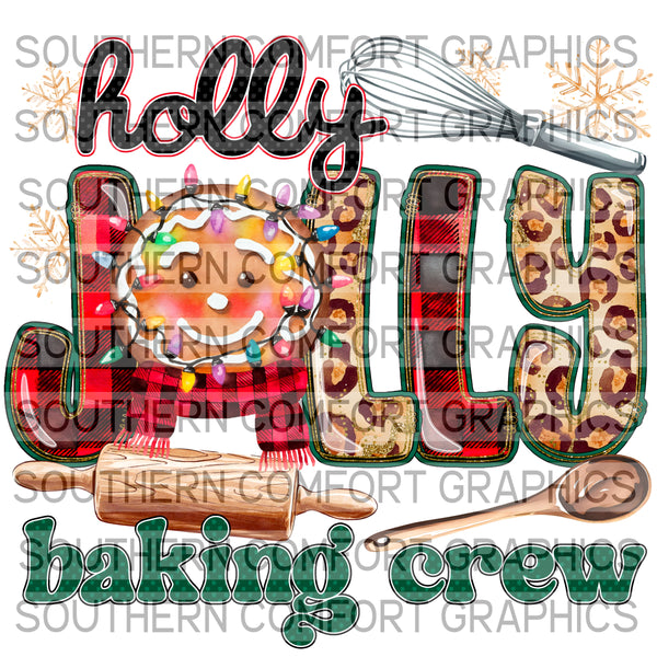 Holly Jolly Baking Crew |PNG|