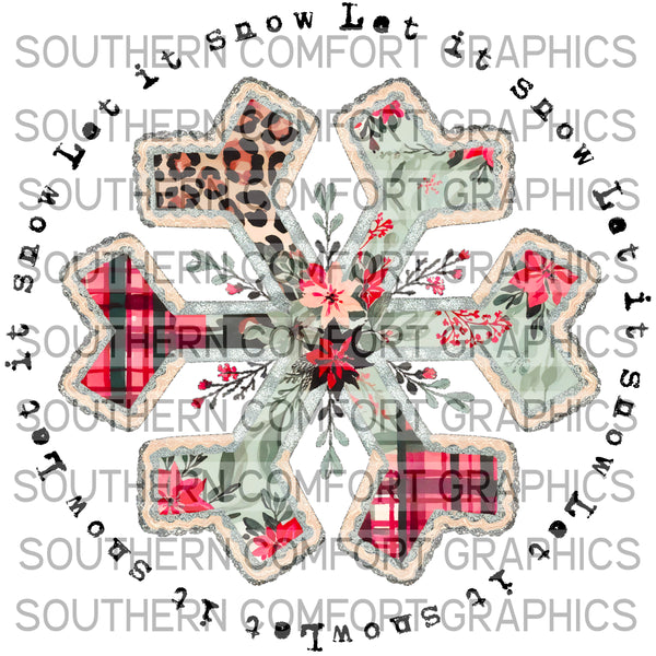 Snowflake Patchwork |PNG|