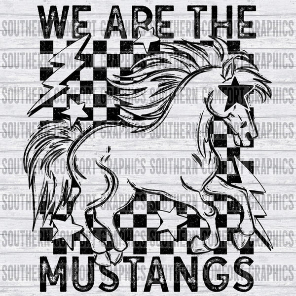 We Are The Mustangs PNG