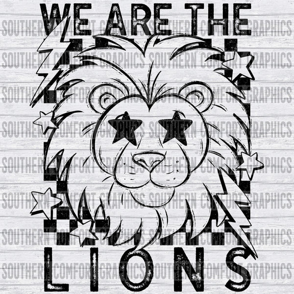 We Are The Lions PNG