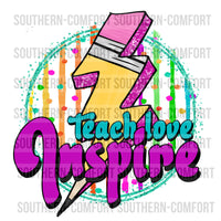 Teach love inspire PNG