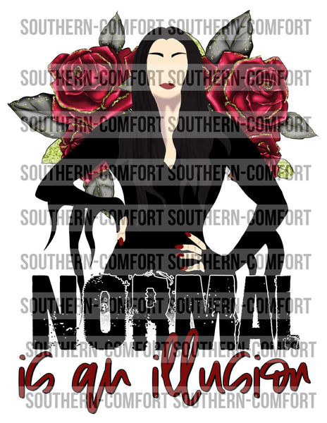 Normal is an illusion PNG