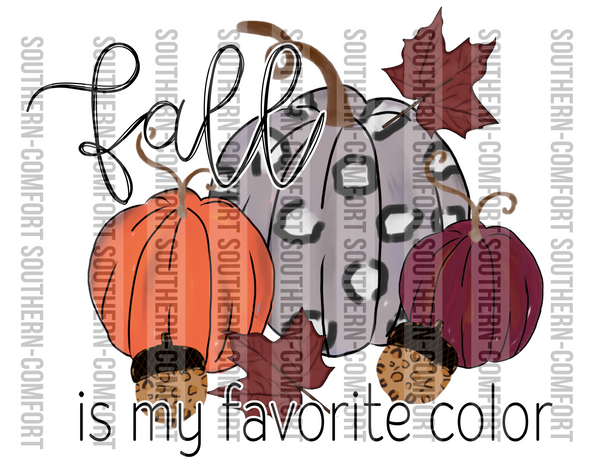 Fall is my favorite color PNG