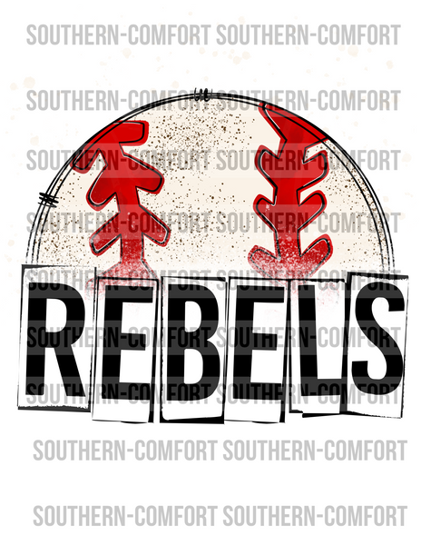 Rebels  baseball PNG
