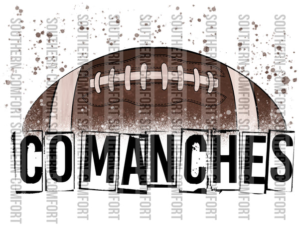 Comanches football PNG