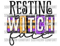 Resting witch face PNG