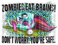 Zombies eat brains PNG