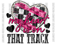 My heart is on that track PNG
