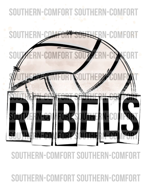 Rebels volleyball  PNG