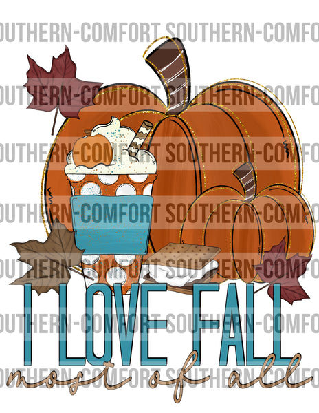 I love fall most of all PNG