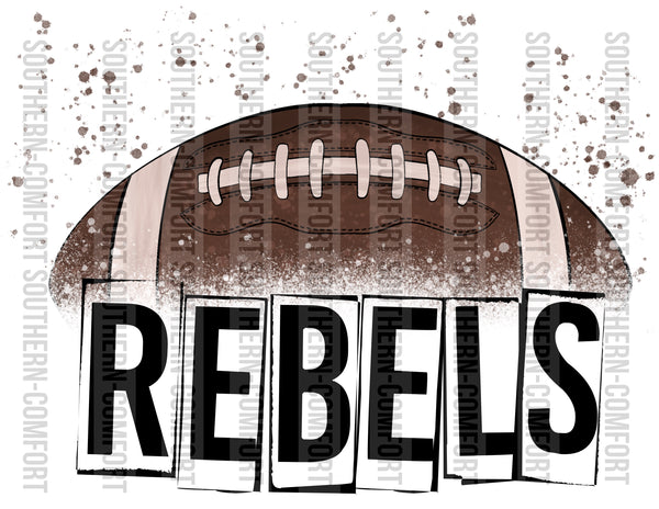 Rebels football PNG