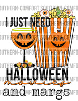 I just need Halloween movies and margs PNG