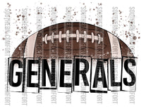 Generals football PNG