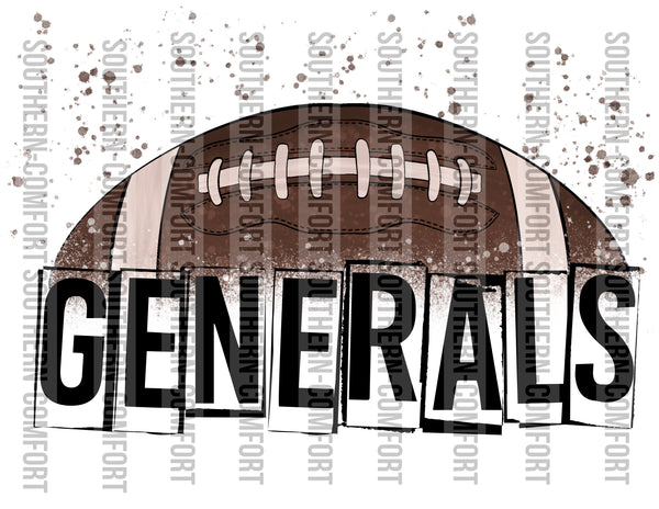 Generals football PNG