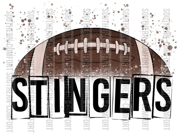 Stingers football PNG