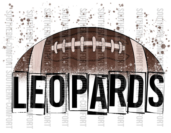 Leopards football PNG