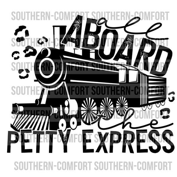 All aborad the petty express PNG