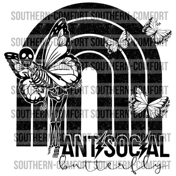 Antisocial butterfly PNG