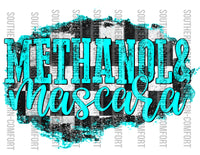 Methanol and mascara (blue) PNG