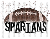 Spartans football PNG