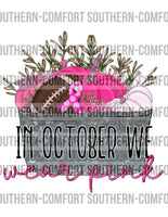 In October we wear pink PNG