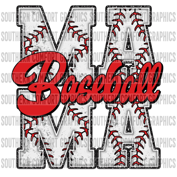 Baseball mama PNG